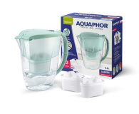 AQUAPHOR Dzbanek filtrujący Jasper 2,8l (miętowy) + 2 wkłady B25 Maxfor  - 1286038 - zdjęcie 2